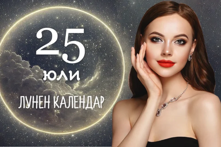 Лунен календар 25 юли