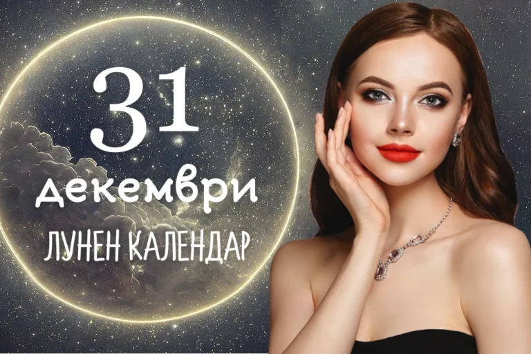 Лунен календар декември 31